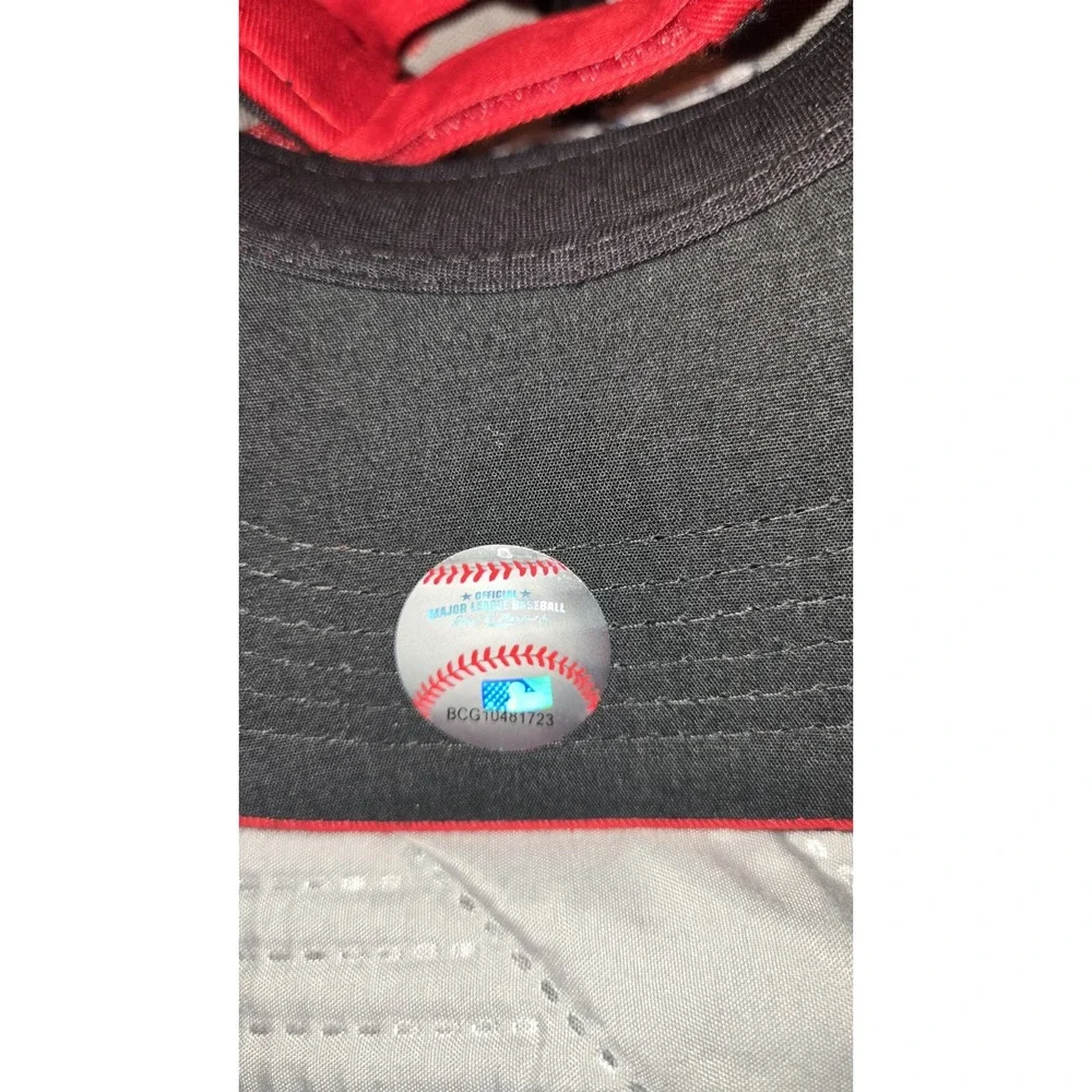 Washington Nationals Youth Hat Red W Logo MLB‎ Baseball Cap Adjustable